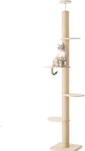 「SUMIKA 突っ張り木製キャットタワー」