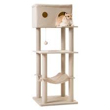 Mwpo キャットタワー - 自然素材のシンプルデザイン