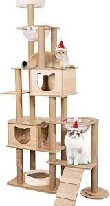 YUCHONG 透明キャットタワー 6階建て