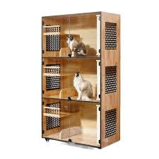 キャットタワー3階建てケージ