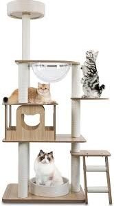 キャットタワー 6階建て スペースカプセルデザイン