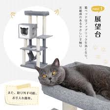 おしゃれ木製キャットタワー